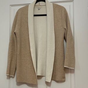 a new day Tan and Cream Cardigan Made of Sweatshirt Material
